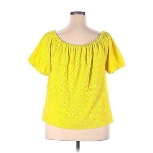 Lane Bryant Women's Yellow Blouse
